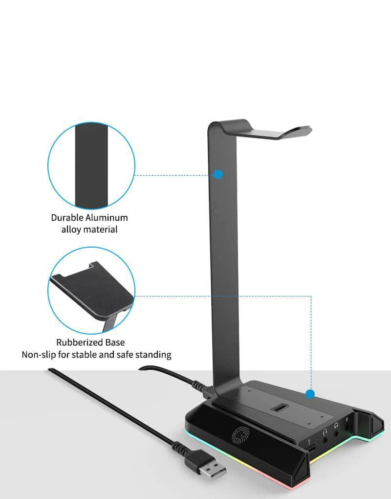 Headphone Stand EKSA RGB image 3