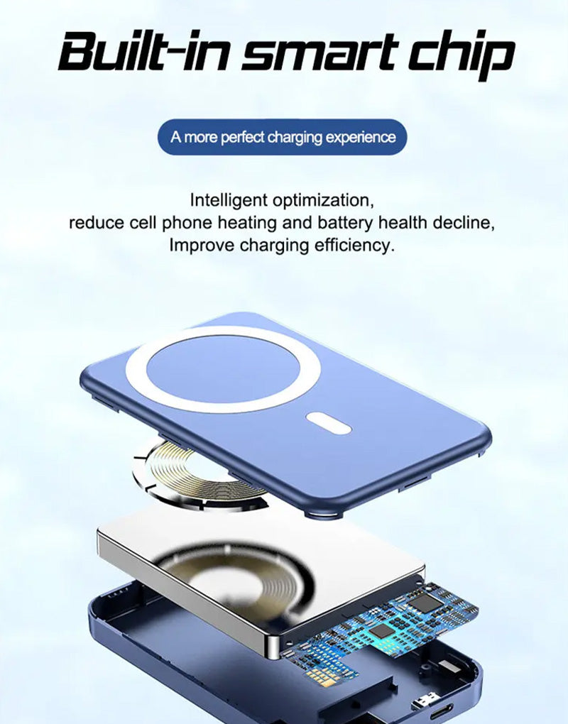 Power Bank 10000 mAh Magnetic Wireless image 7