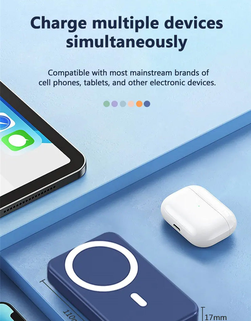 Power Bank 10000 mAh Magnetic Wireless image 2