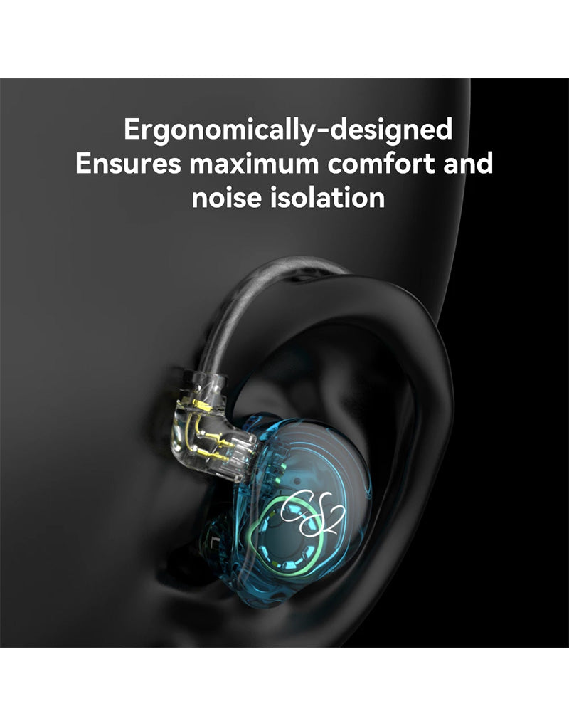 TRN CS2 In Ear Monitors With Mic image 4