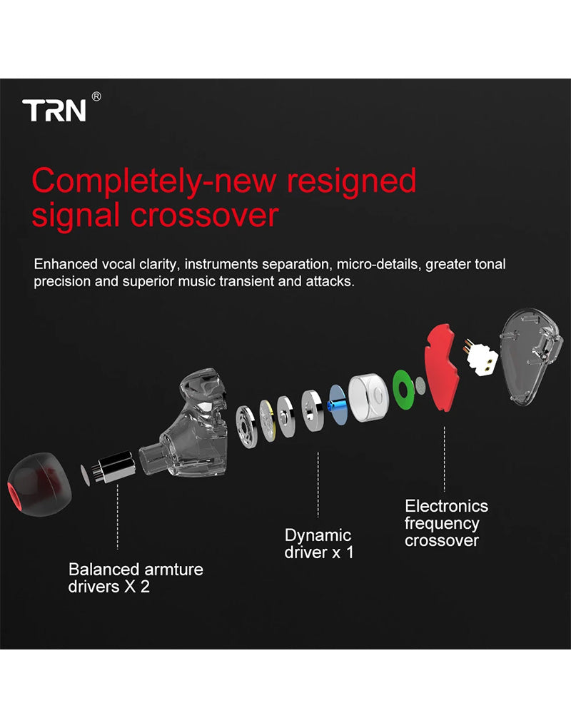 TRN V30 In Ear Monitors With Mic image 9