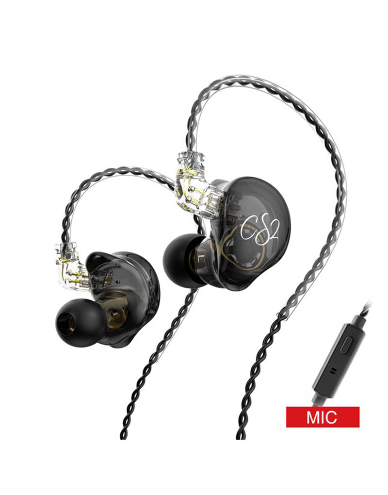 TRN CS2 In Ear Monitors With Mic image 1