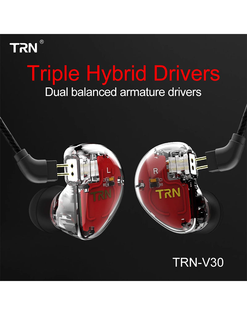 TRN V30 In Ear Monitors With Mic image 6