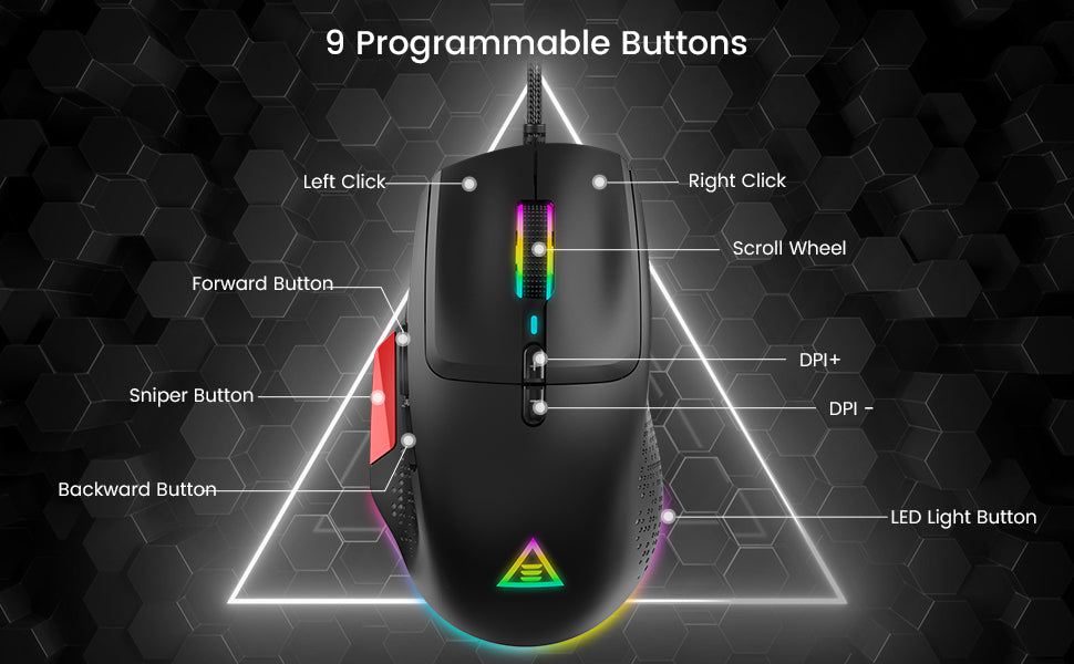 Gaming Mouse EKSA EM600 image 10