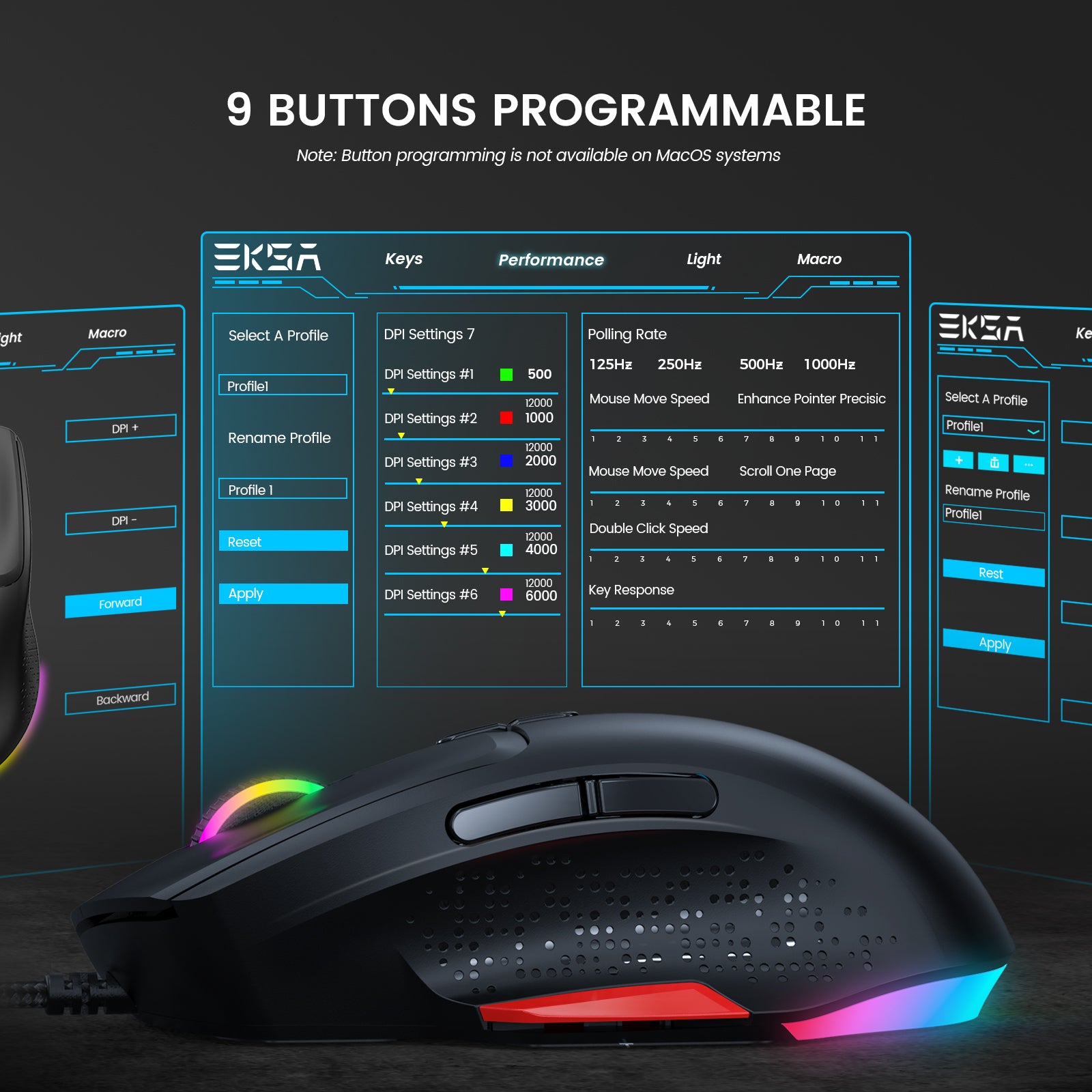 Gaming Mouse EKSA EM600 image 3