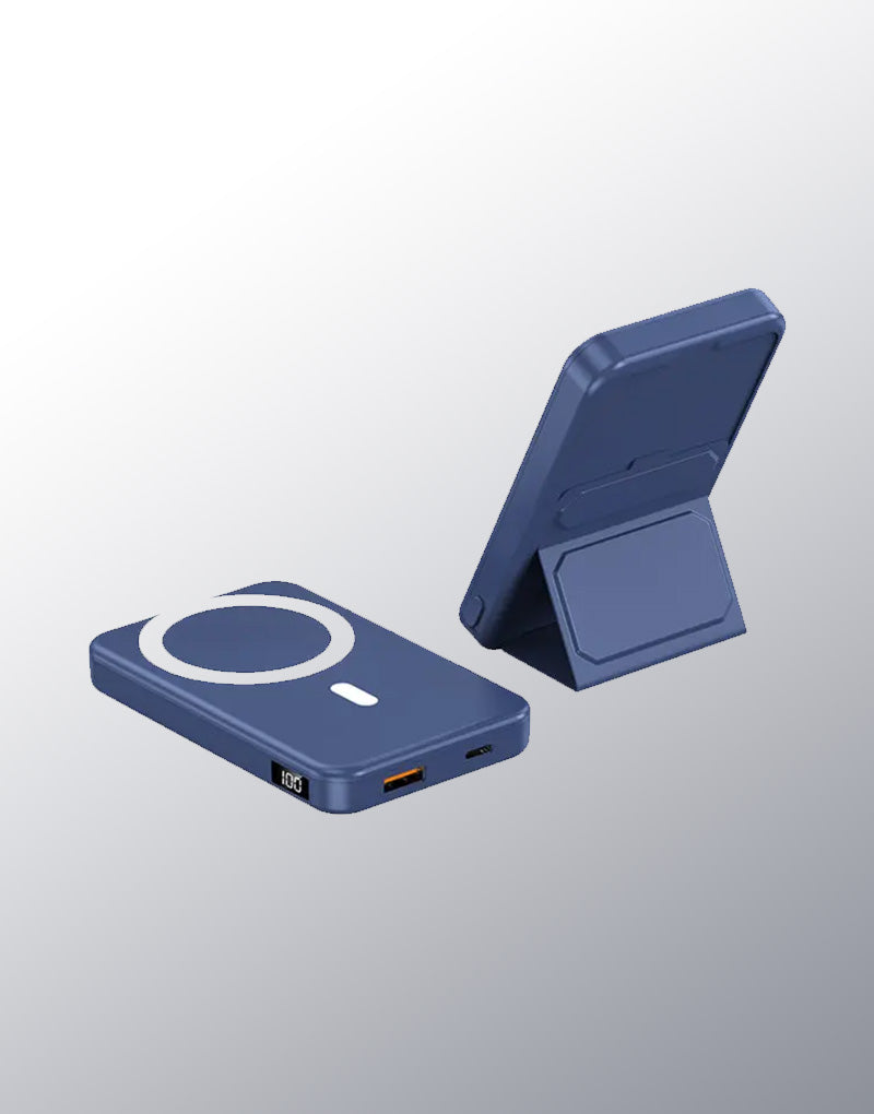 Power Bank 10000 mAh Magnetic Wireless - Blue image