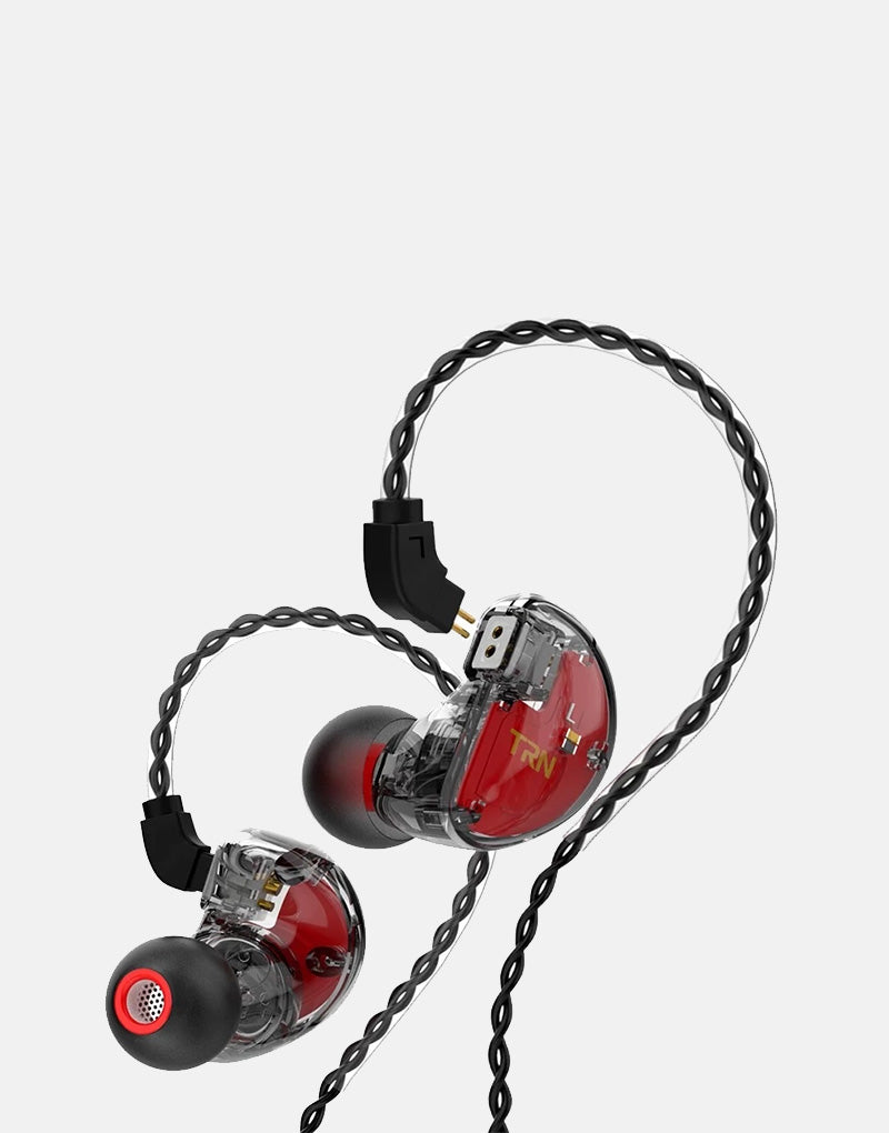 TRN V30 In Ear Monitors With Mic - Black image