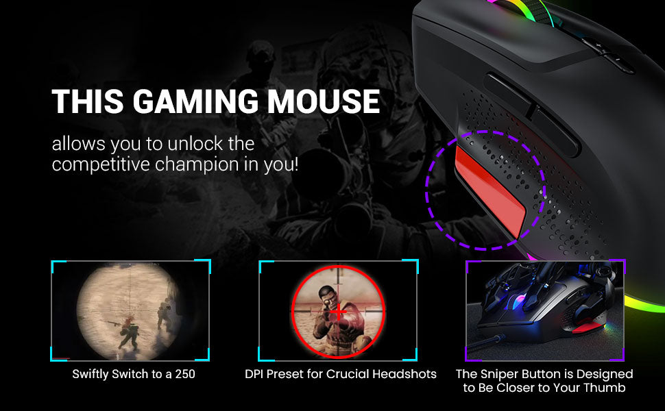 Gaming Mouse EKSA EM600 image 11