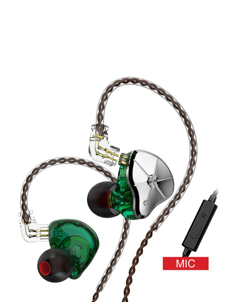 TRN STM In Ear Monitor With Mic - Green image