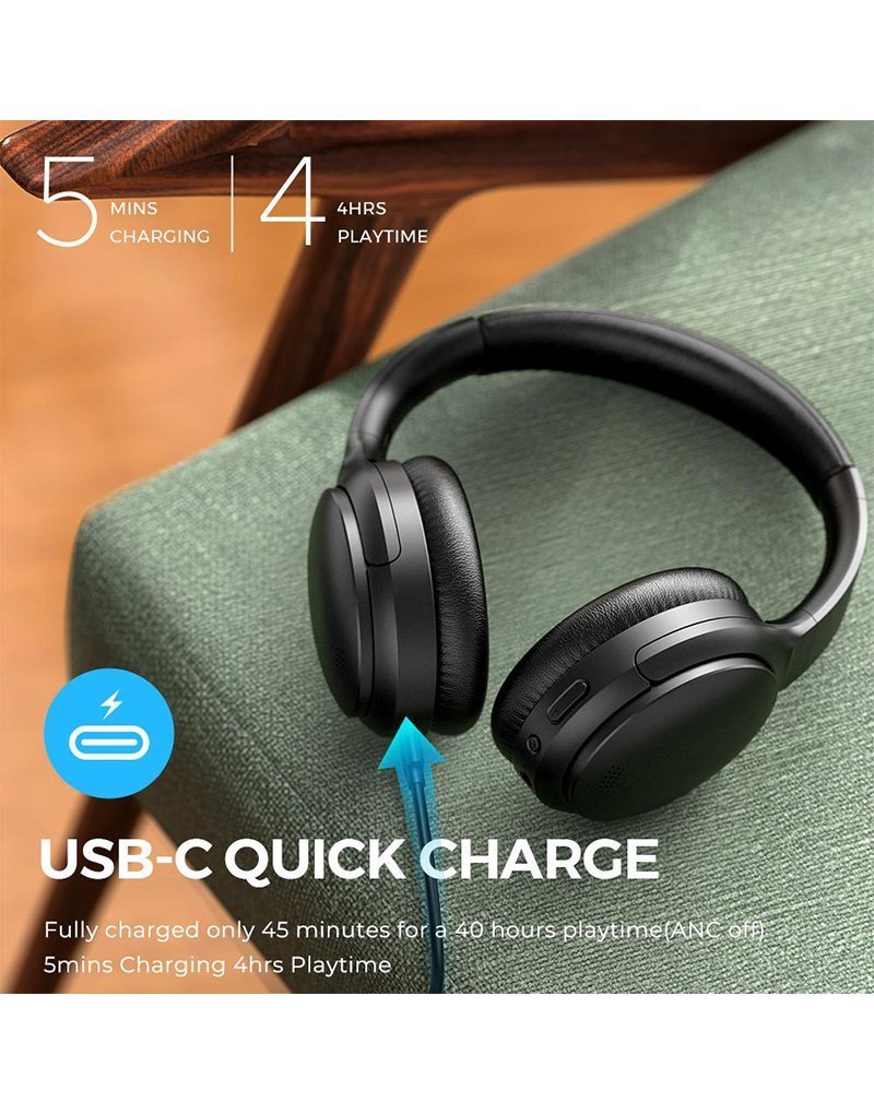The Gadget Effect - SoundPeats A6 Headphone The A6 Bluetooth earphone  built-in 40 mm dynamic driver, providing clear stereo sound and strong  bass. The latest Bluetooth 5.0 technology ensures low power consumption